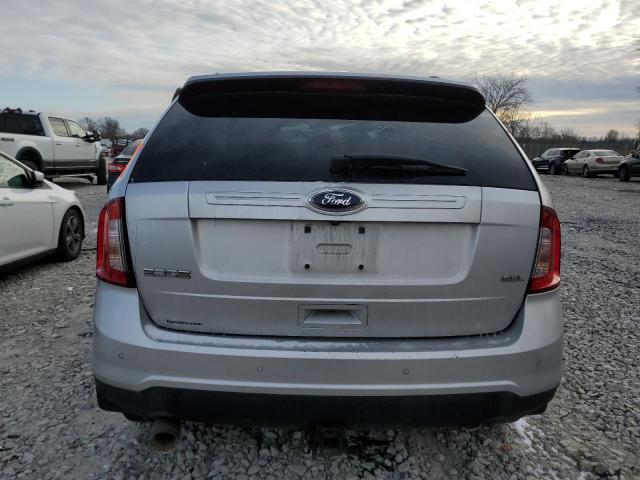 2FMDK3JC1DBC77763 - 2013 FORD EDGE SEL SILVER photo 6