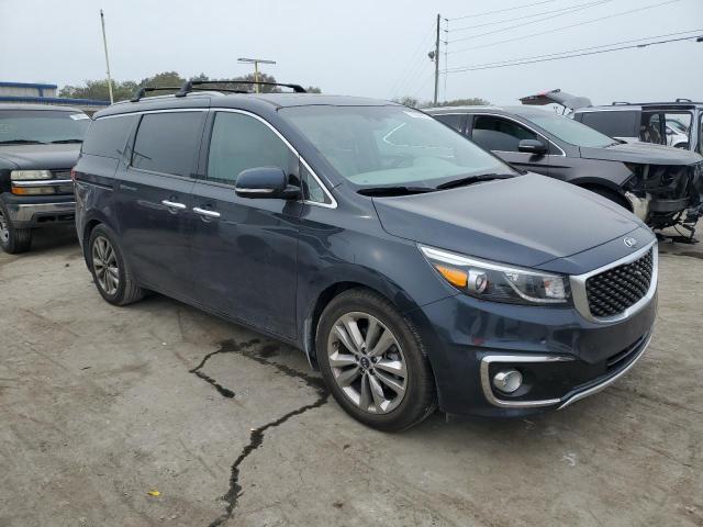 KNDME5C13F6040681 - 2015 KIA SEDONA SXL BLUE photo 4