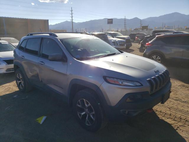 1C4PJMBB6EW156243 - 2014 JEEP CHEROKEE TRAILHAWK SILVER photo 4