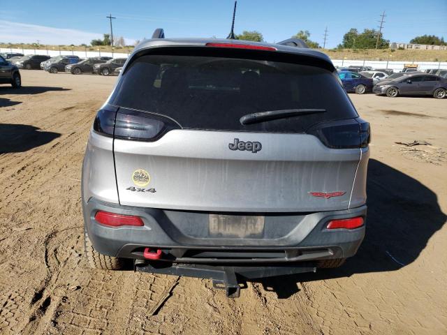 1C4PJMBB6EW156243 - 2014 JEEP CHEROKEE TRAILHAWK SILVER photo 6