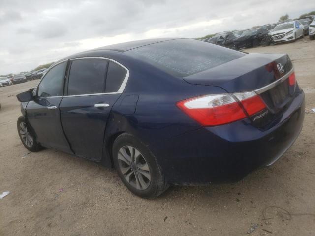 1HGCR2F34EA075528 - 2014 HONDA ACCORD LX BLUE photo 2