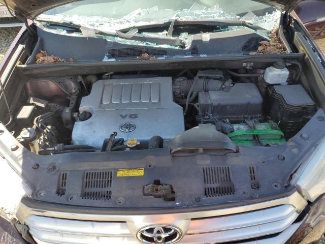 5TDZK3EH8CS054651 - 2012 TOYOTA HIGHLANDER BASE Фиолетовый фото 12