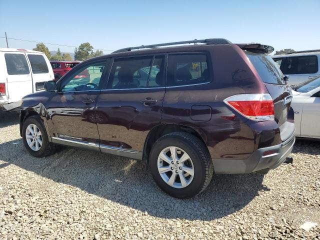 5TDZK3EH8CS054651 - 2012 TOYOTA HIGHLANDER BASE Фиолетовый фото 2