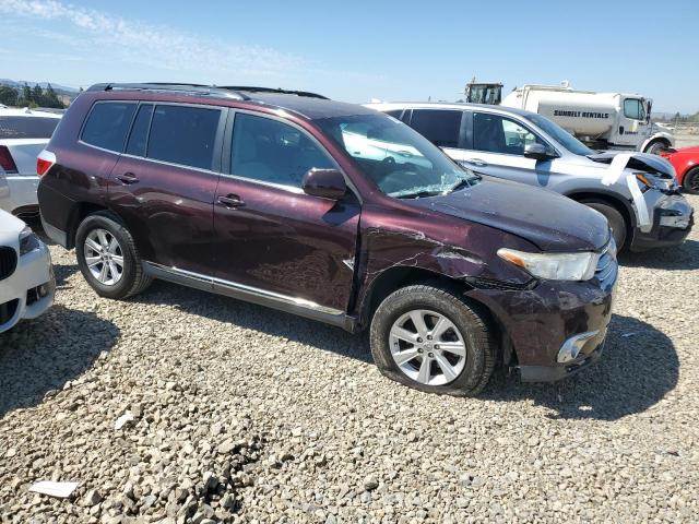 5TDZK3EH8CS054651 - 2012 TOYOTA HIGHLANDER BASE Фиолетовый фото 4