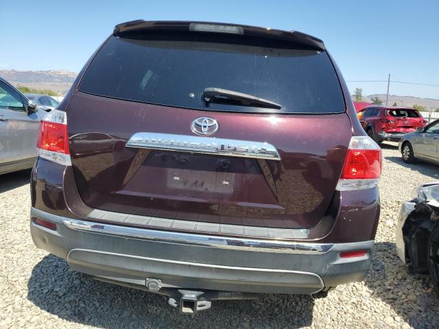 5TDZK3EH8CS054651 - 2012 TOYOTA HIGHLANDER BASE Фиолетовый фото 6