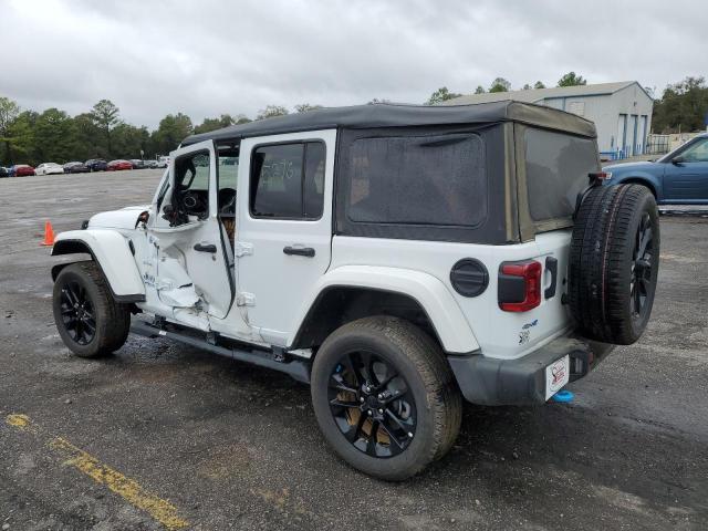 1C4JJXP60NW276090 - 2022 JEEP WRANGLER U SAHARA 4XE WHITE photo 2