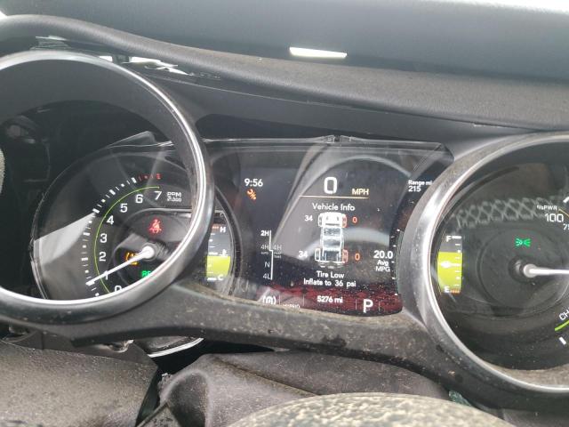 1C4JJXP60NW276090 - 2022 JEEP WRANGLER U SAHARA 4XE WHITE photo 9