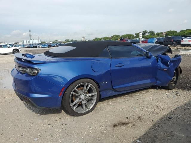 1G1FD3DS5K0156848 - 2019 CHEVROLET CAMARO LT أزرق صورة 3