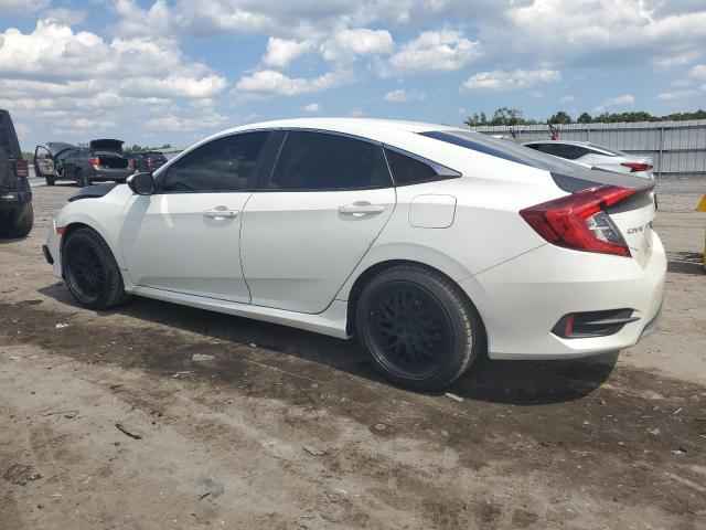 19XFC2F61KE016419 - 2019 HONDA CIVIC LX WHITE photo 2