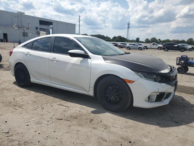 19XFC2F61KE016419 - 2019 HONDA CIVIC LX WHITE photo 4