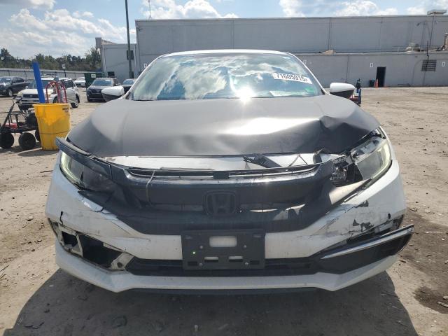 19XFC2F61KE016419 - 2019 HONDA CIVIC LX WHITE photo 5