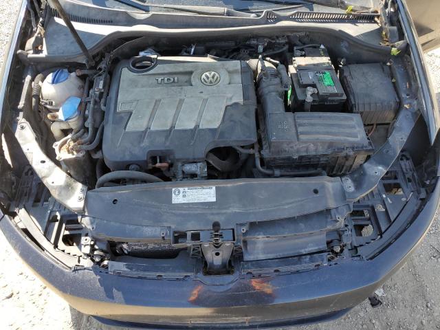 3VWTL8AJ6AM622060 - 2010 VOLKSWAGEN JETTA TDI შავი ფოტო 11