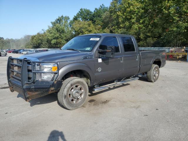 1FT8W3BT5EEA20748 - 2014 FORD F350 SUPER DUTY GRAY photo 1