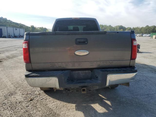 1FT8W3BT5EEA20748 - 2014 FORD F350 SUPER DUTY GRAY photo 6