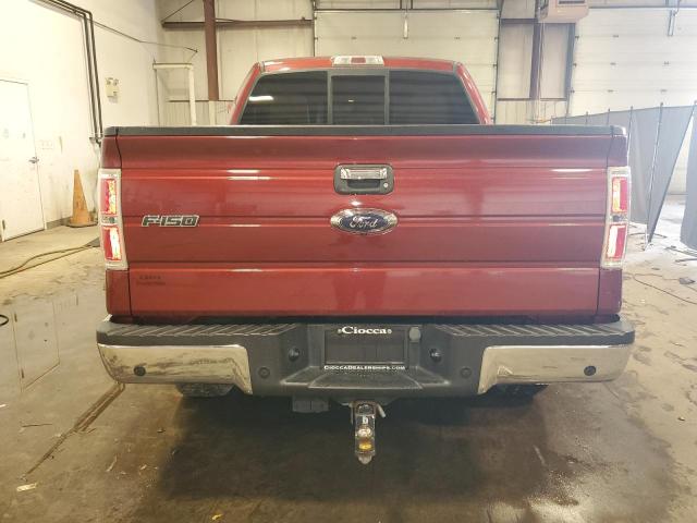 1FTFW1ET0EKD12980 - 2014 FORD F150 SUPERCREW RED photo 6