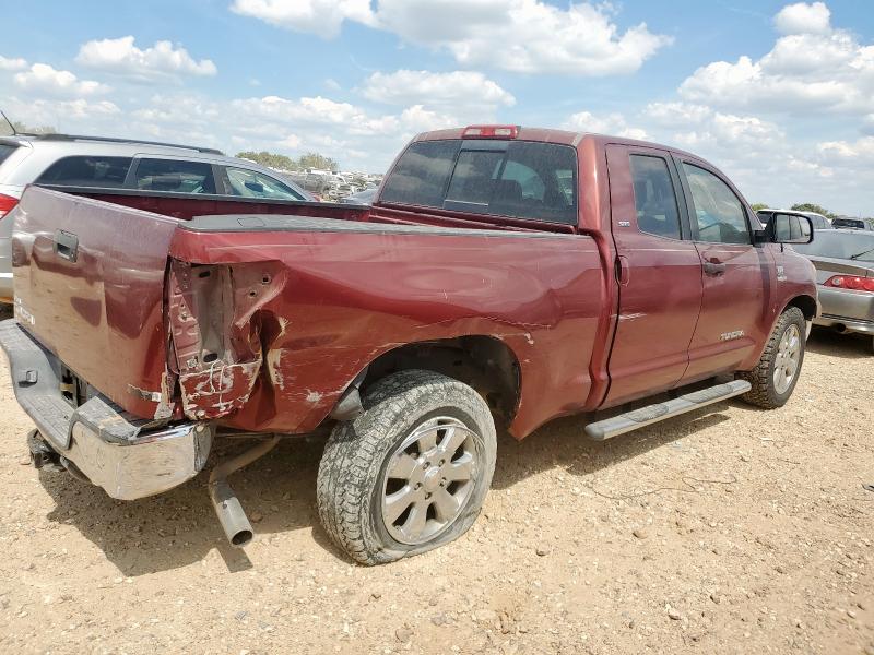 5TBRT54177S450419 - 2007 TOYOTA TUNDRA DOUBLE CAB SR5 RED photo 3