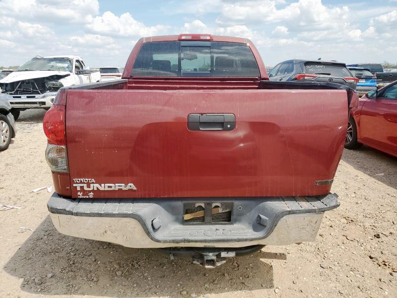5TBRT54177S450419 - 2007 TOYOTA TUNDRA DOUBLE CAB SR5 RED photo 6