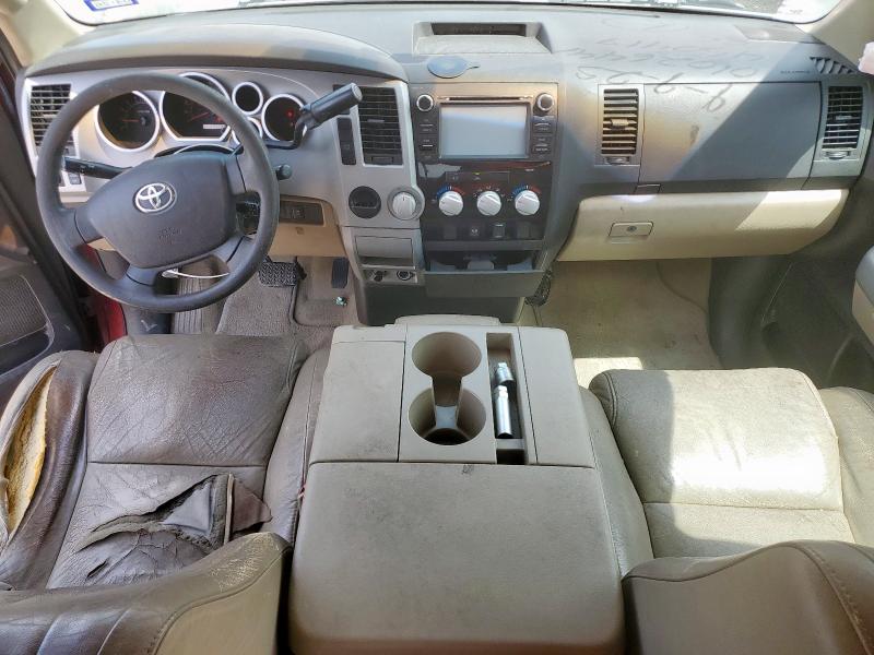 5TBRT54177S450419 - 2007 TOYOTA TUNDRA DOUBLE CAB SR5 RED photo 8