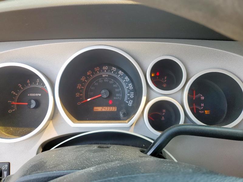 5TBRT54177S450419 - 2007 TOYOTA TUNDRA DOUBLE CAB SR5 RED photo 9