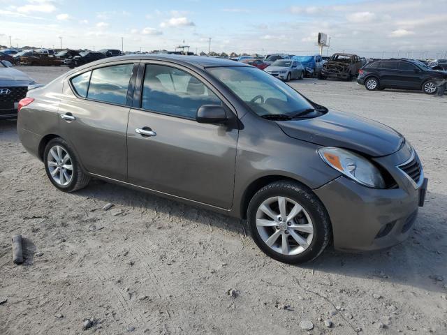 3N1CN7AP0EL808655 - 2014 NISSAN VERSA S GRAY photo 4