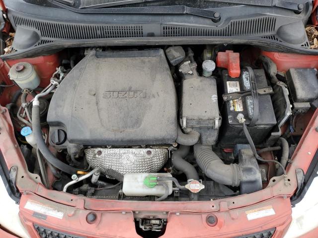 JS2YB5A35B6305437 - 2011 SUZUKI SX4 RED photo 11