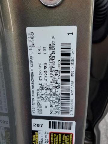 3TYLC5LN3RT006236 - 2024 TOYOTA TACOMA DOUBLE CAB BROWN photo 12