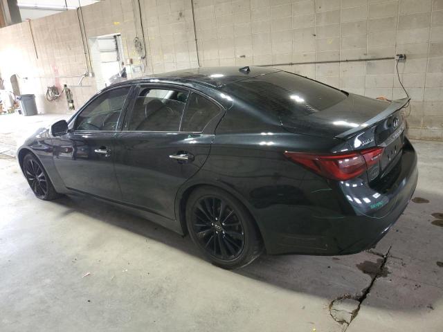 JN1EV7AR3JM440806 - 2018 INFINITI Q50 LUXE BLACK photo 2