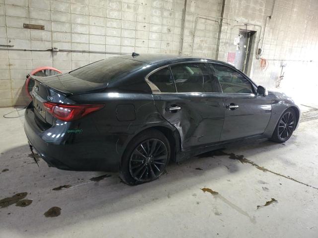 JN1EV7AR3JM440806 - 2018 INFINITI Q50 LUXE BLACK photo 3