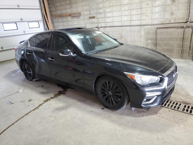 JN1EV7AR3JM440806 - 2018 INFINITI Q50 LUXE BLACK photo 4