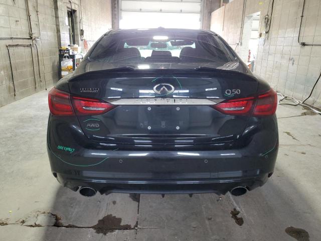 JN1EV7AR3JM440806 - 2018 INFINITI Q50 LUXE BLACK photo 6