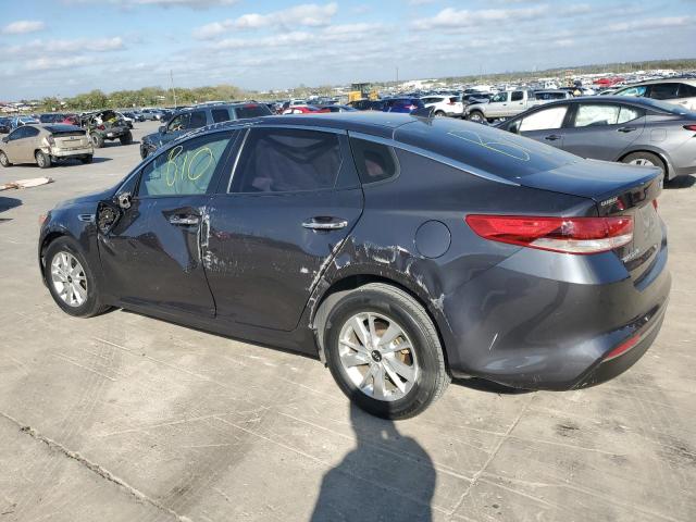 KNAGT4L36G5108202 - 2016 KIA OPTIMA LX GRAY photo 2