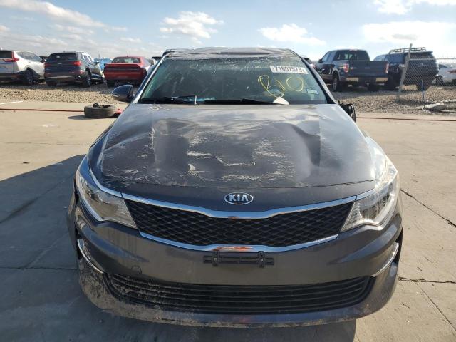 KNAGT4L36G5108202 - 2016 KIA OPTIMA LX GRAY photo 5