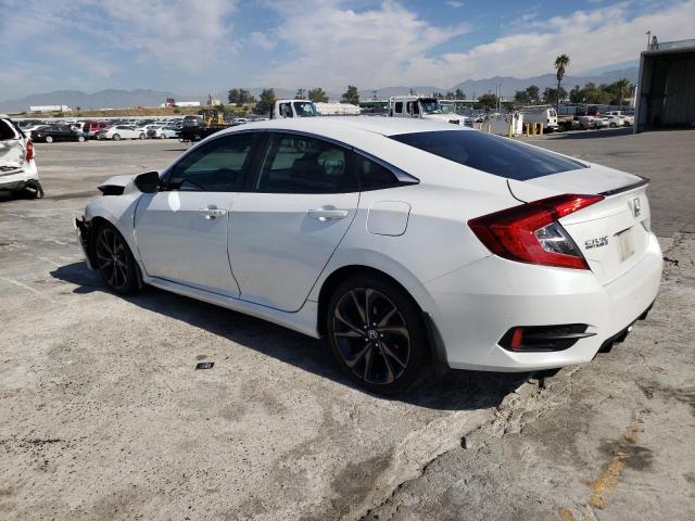 19XFC2F8XKE003024 - 2019 HONDA CIVIC SPORT WHITE photo 2