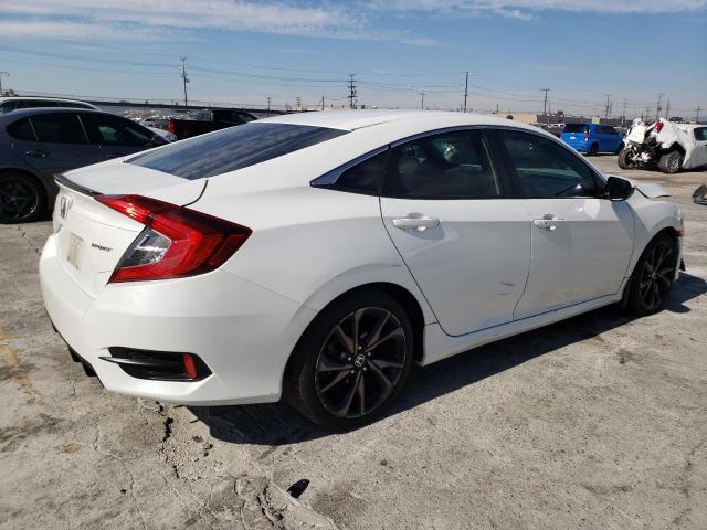 19XFC2F8XKE003024 - 2019 HONDA CIVIC SPORT WHITE photo 3