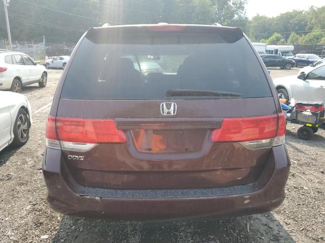 5FNRL38768B016136 - 2008 HONDA ODYSSEY EXL BURGUNDY photo 6