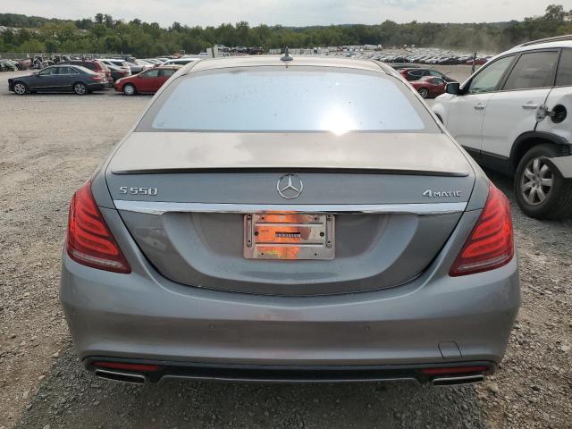 WDDUG8FB3FA079502 - 2015 MERCEDES-BENZ S 550 4MATIC SILVER photo 6
