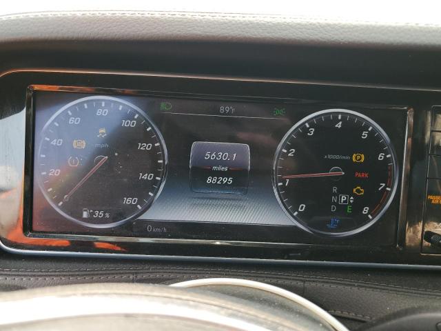 WDDUG8FB3FA079502 - 2015 MERCEDES-BENZ S 550 4MATIC SILVER photo 9