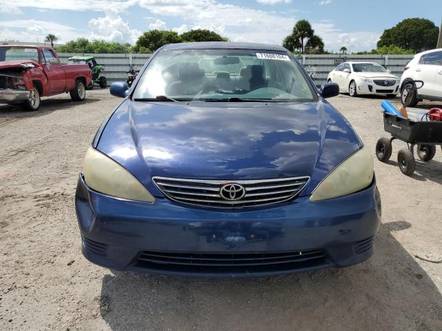 4T1BE32K06U107069 - 2006 TOYOTA CAMRY LE BLUE photo 5