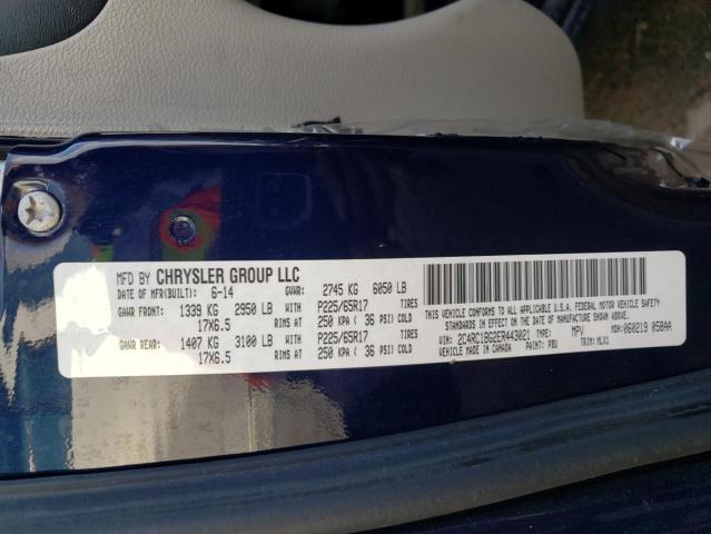 2C4RC1BG2ER443021 - 2014 CHRYSLER TOWN & COU TOURING 黑色 照片 14