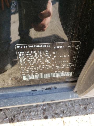 WVGUNPE29NP055921 - 2022 VOLKSWAGEN ID.4 PRO S أسود صورة 12