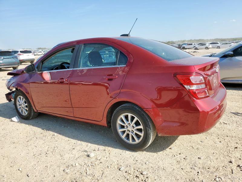1G1JD5SB1L4107973 - 2020 CHEVROLET SONIC LT RED photo 2