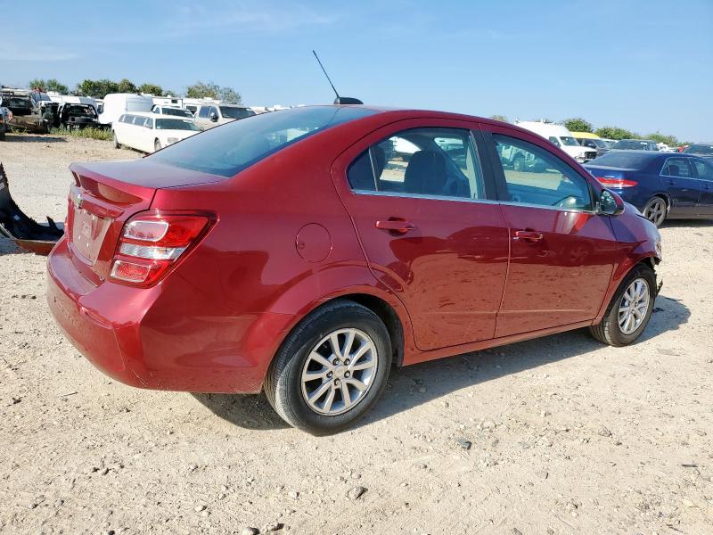 1G1JD5SB1L4107973 - 2020 CHEVROLET SONIC LT RED photo 3
