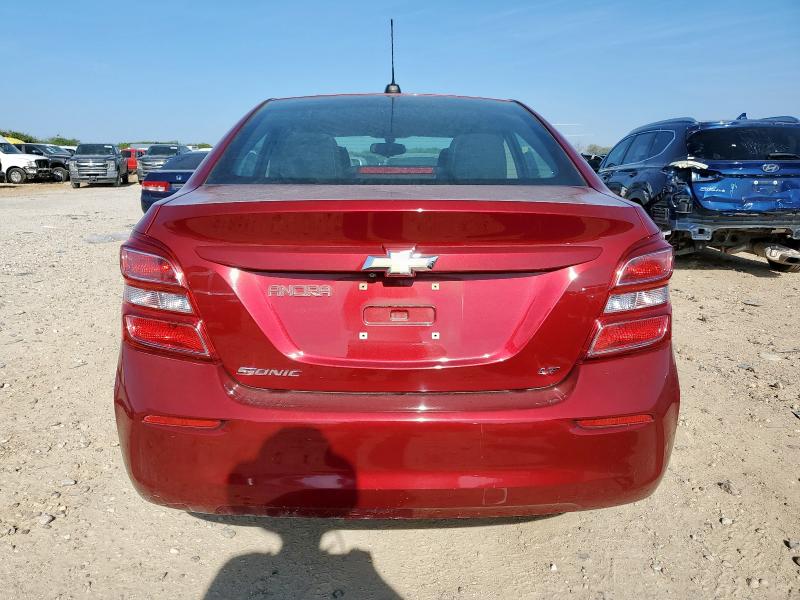 1G1JD5SB1L4107973 - 2020 CHEVROLET SONIC LT RED photo 6