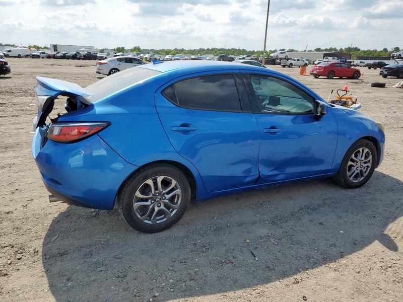 3MYDLBYV1KY524577 - 2019 TOYOTA YARIS L BLUE photo 3