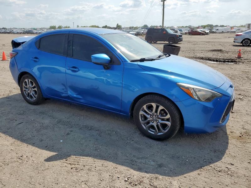 3MYDLBYV1KY524577 - 2019 TOYOTA YARIS L BLUE photo 4