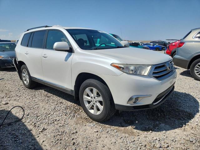 5TDBK3EH6CS134189 - 2012 TOYOTA HIGHLANDER BASE Білий фото 4