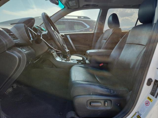 5TDBK3EH6CS134189 - 2012 TOYOTA HIGHLANDER BASE Білий фото 7