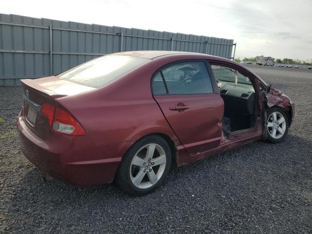 2HGFA16639H004384 - 2009 HONDA CIVIC LX-S RED photo 3
