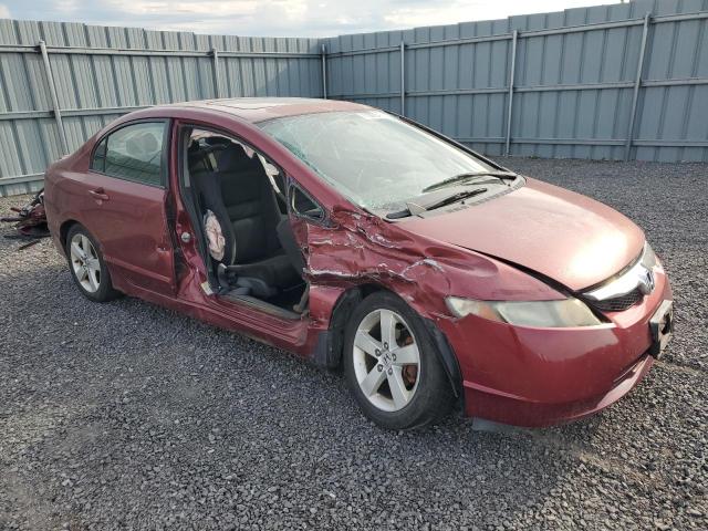 2HGFA16639H004384 - 2009 HONDA CIVIC LX-S RED photo 4