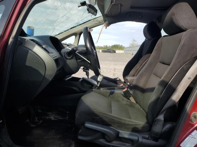 2HGFA16639H004384 - 2009 HONDA CIVIC LX-S RED photo 7